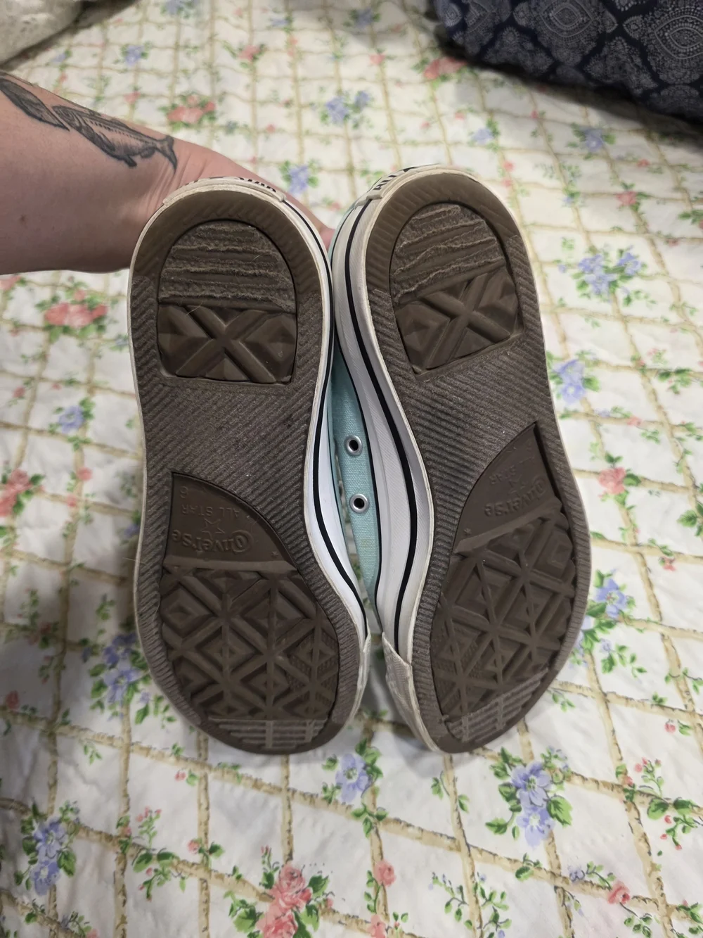 Converse All Star Low-Top Sneakers in Light Teal - Picture 11 of 11